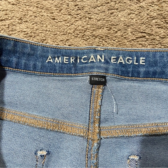 American Eagle Womens High Rise Mom Jean Size 20R Stretch Medium Wash Denim NWOT - Picture 5 of 9